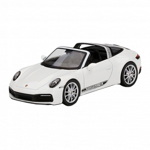 Машинка Premium MINI GT Porsche 911 Targa 4S 1:64 White - Retromagaz