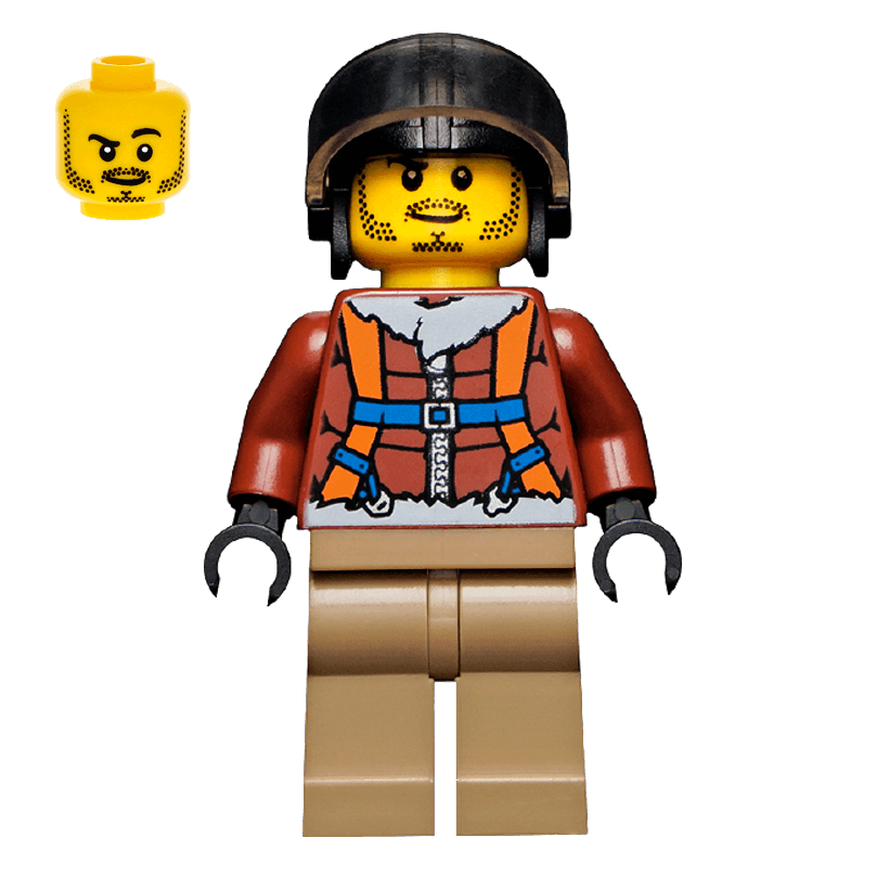 Фігурка Lego Arctic 973pb1704 Plane Pilot City cty0498 Б/У - Retromagaz
