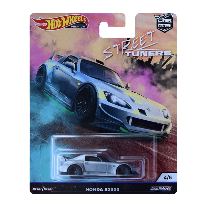 Машинка Premium Hot Wheels Honda S2000 Street Tuners 1:64 FYN77 Silver - Retromagaz