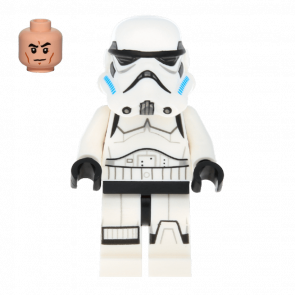 Фігурка Lego Star Wars Імперія Stormtrooper Printed Legs Dark Azure Helmet Vents Frown sw0617 1 Б/У Нормальний