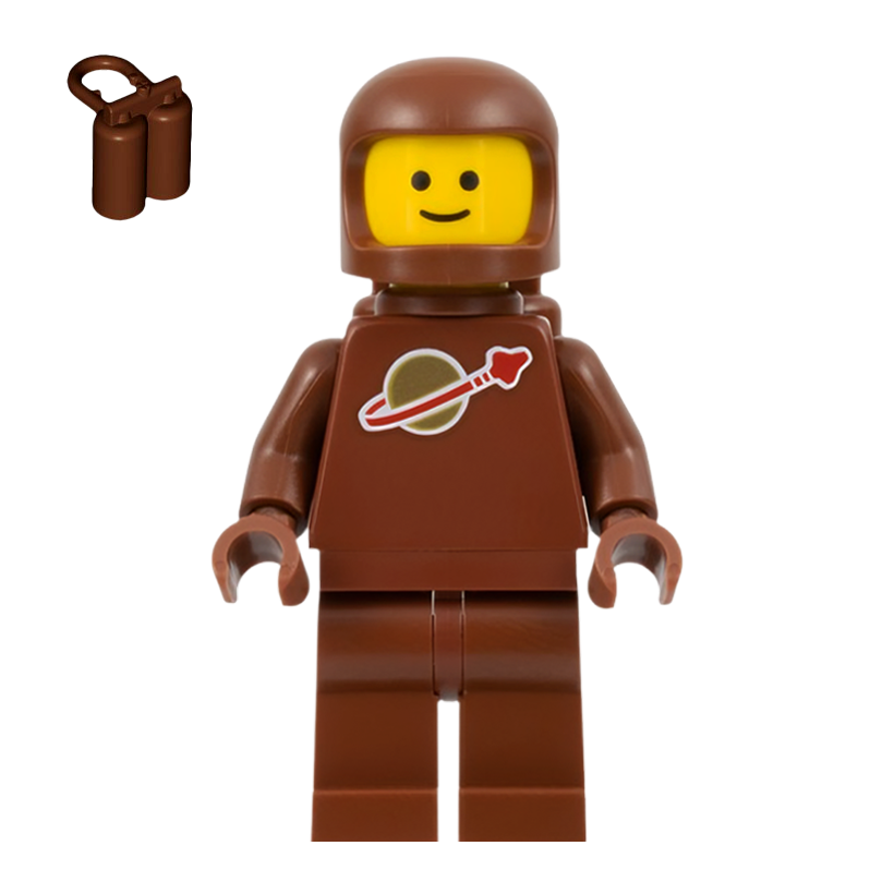 Фігурка Lego Series 24 Brown Astronaut Collectible Minifigures col24-3 col413 Б/У - Retromagaz