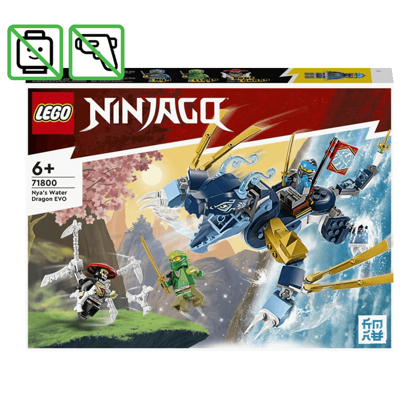 Конструктор Lego Без Фігурок Водний Дракон ЕВО Нії Ninjago 71800 Новий - Retromagaz