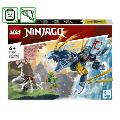 Конструктор Lego Водний Дракон ЕВО Нії Ninjago 71800 Без Фігурок Новий - Retromagaz