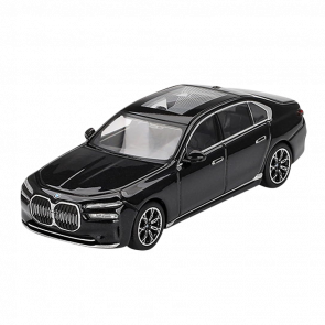 Машинка Premium MINI GT BMW i7 eDrive50 1:64 MGT00802-CH Black - Retromagaz