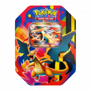 Картки Колекційні Гра Pokemon Mega Charizard Tin - Retromagaz