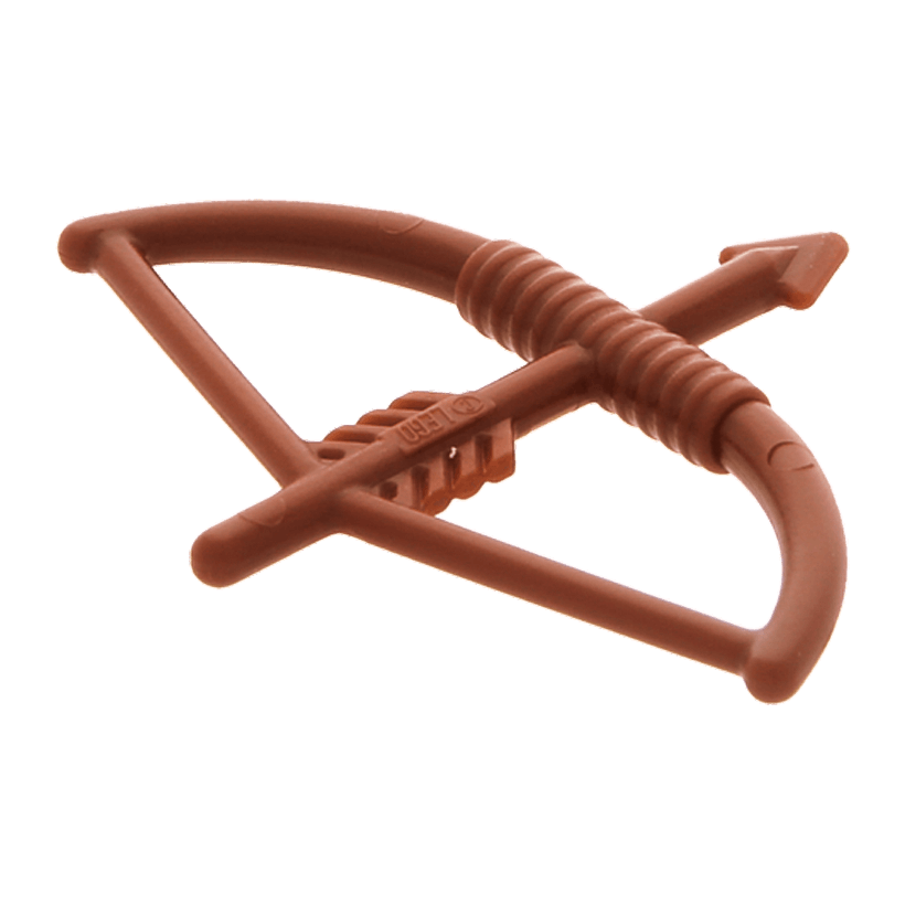 Зброя 2шт Lego Метальна Bow with Arrow 4499 4507139 4569088 6280160 Reddish Brown Б/У - Retromagaz
