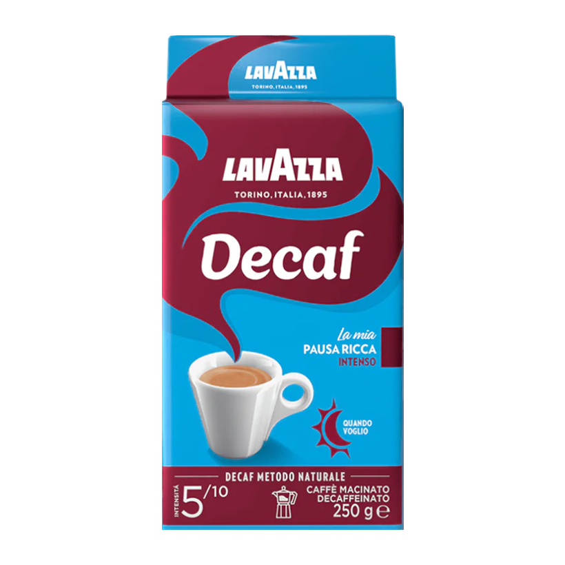 Кофе Молотый Lavazza Dek DECAF Intenso 250g - Retromagaz