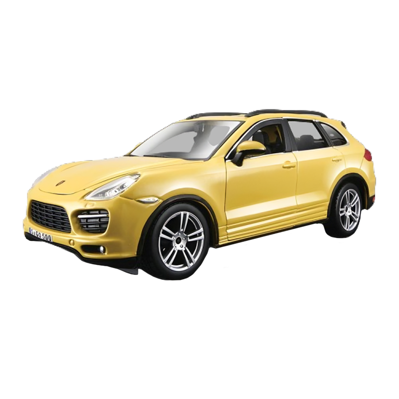 Машинка Bburago Porsche Porsche Cayenne Turbo 1:24 Yellow - Retromagaz