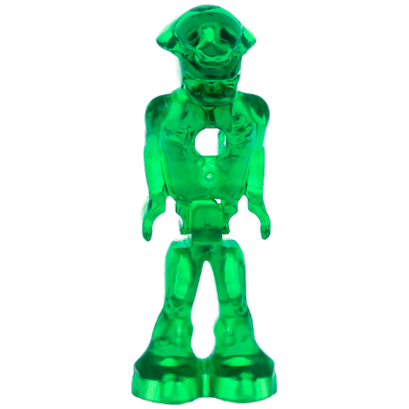 Фігурка Lego Mars Mission Alien with Marbled Glow In Dark Torso Space mm001 Б/У - Retromagaz