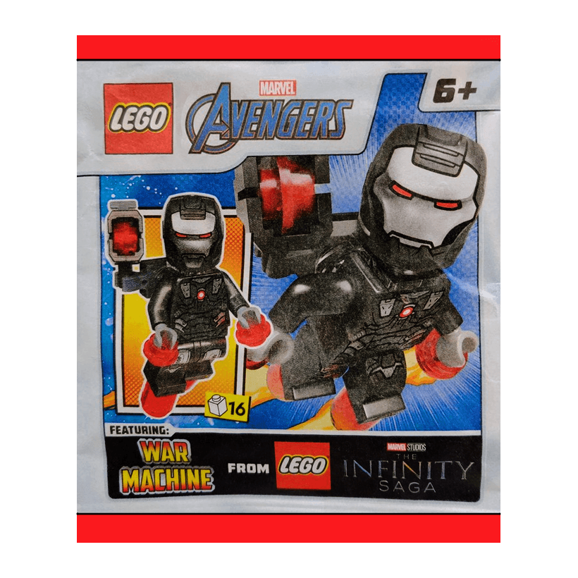 Конструктор Lego Фигурка Marvel War Machine Paper Bag Super Heroes 242401 sh0987 Новый - Retromagaz