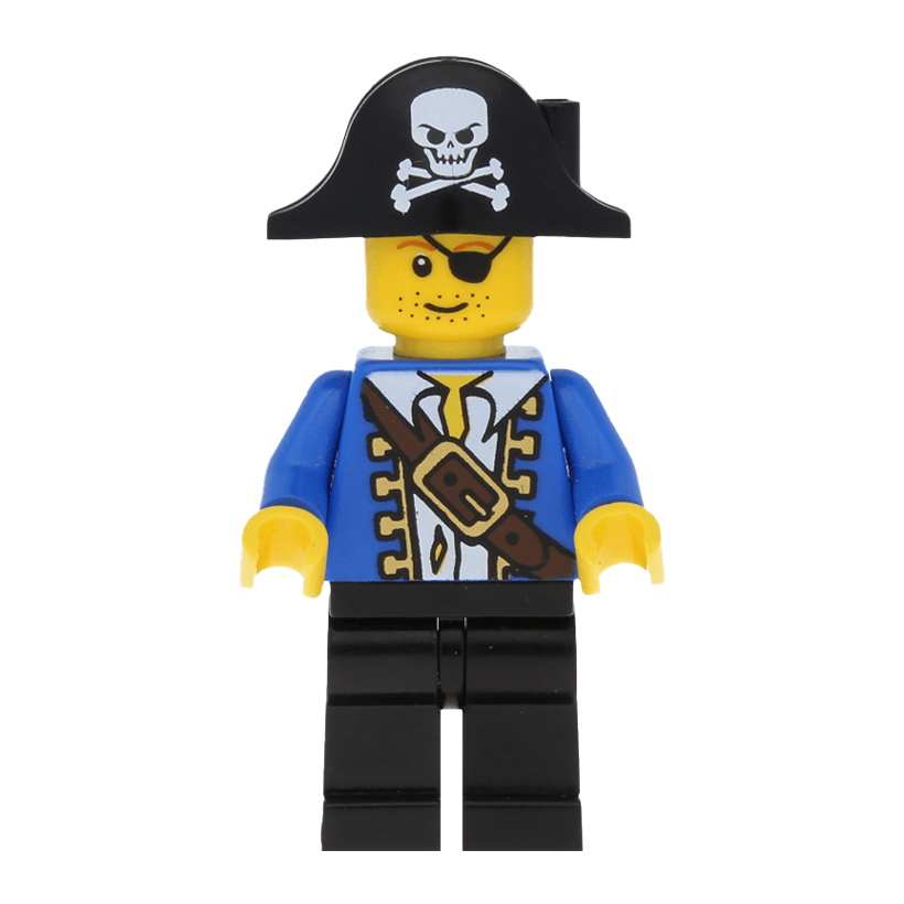 Фігурка Lego Pirates Pirate Blue Jacket Adventure pi102 Б/У - Retromagaz