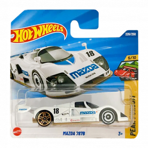 Машинка Базова Hot Wheels Mazda 787B Peak Pursuit 1:64 JBB39 White Машинка Базова Hot Wheels Mazda 787B Peak Pursuit 1:64 JBB39 White - Retromagaz