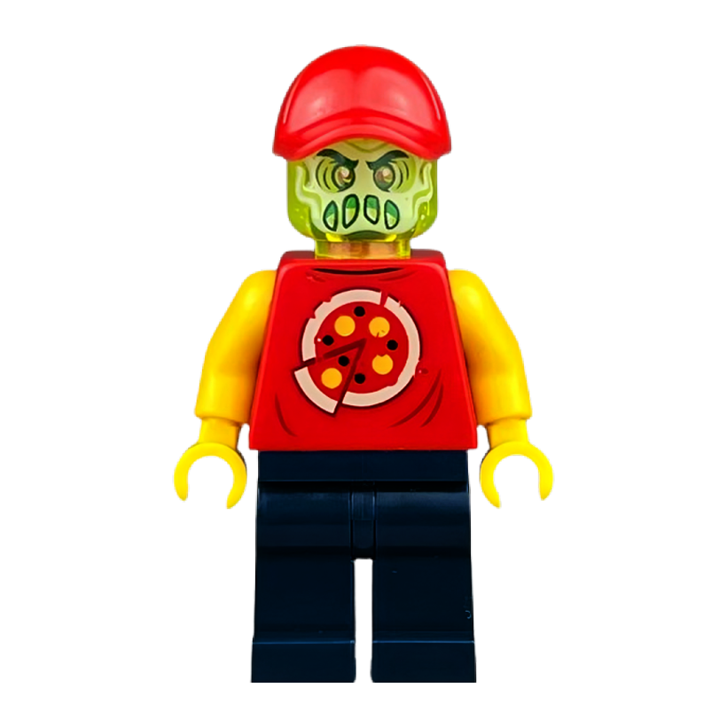 Фігурка Lego Hidden Side Possessed Pizza Delivery Man Adventure hs030 Б/У - Retromagaz