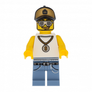 Фигурка Lego Rapper Collectible Minifigures Series 3 col041 Б/У - Retromagaz