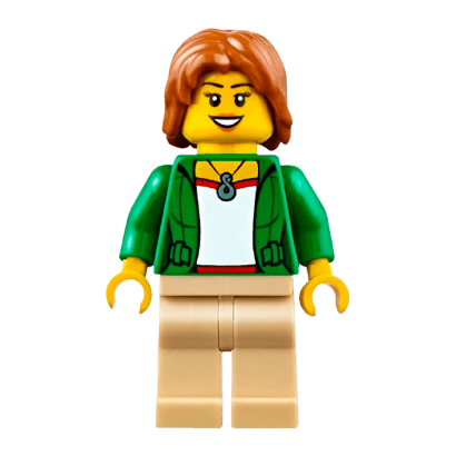 Фігурка Lego 973pb1963 Camper Female City Recreation cty0624 Б/У - Retromagaz