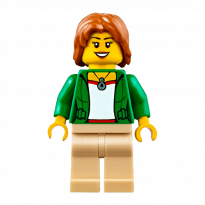Фігурка Lego 973pb1963 Camper Female City Recreation cty0624 Б/У