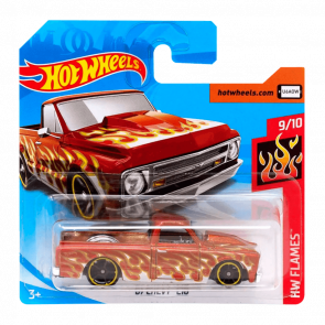 Машинка Базова Hot Wheels '67 Chevy C10 Flames 1:64 FYC44 Orange