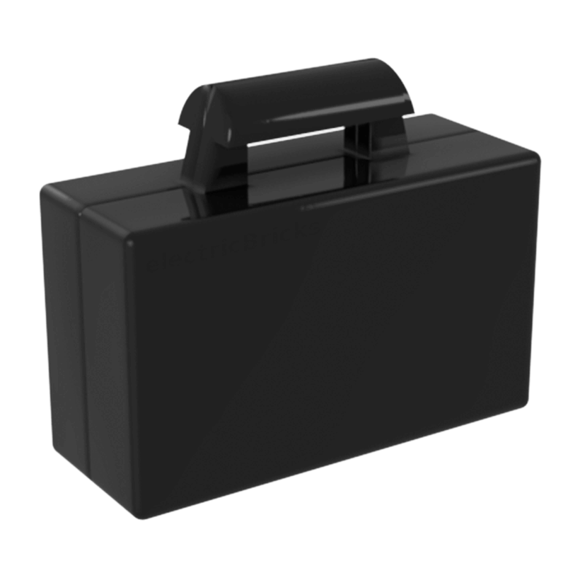 Інше 4шт Lego Briefcase / Suitcase 4449 4154853 6268856 Black Б/У - Retromagaz