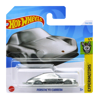Машинка Базова Hot Wheels Porsche 911 Carrera Keychain Experimotors 1:64 HRY64 Silver - Retromagaz