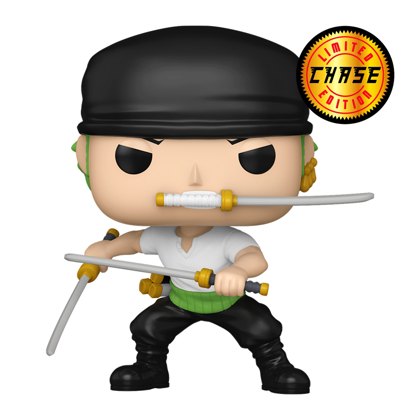 Фігурка FUNKO POP! Великий Куш Зоро One Piece Roronoa Zoro Two Sword Style Chase 107mm 1775 80369 - Retromagaz