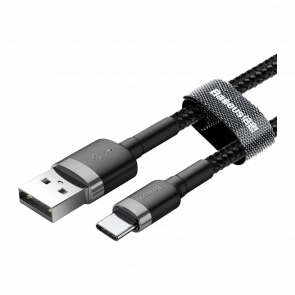 Кабель Baseus Cafule 2A USB 2.0 - USB Type-C Black 3m