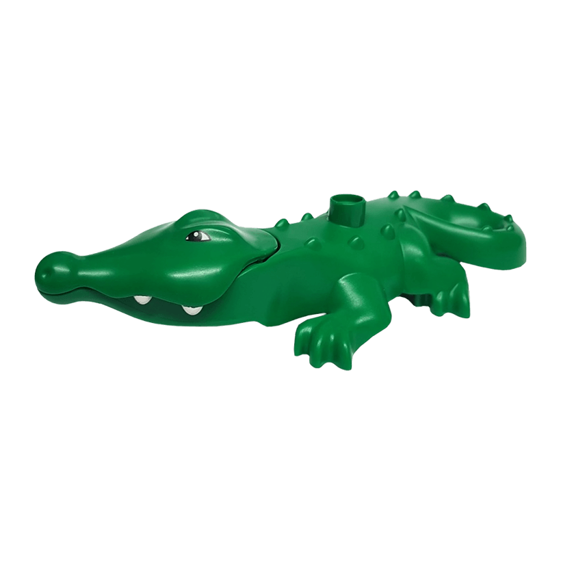 Фигурка Lego Animals Crocodile Large with Opening Jaw Duplo 87963c01pb01 Б/У - Retromagaz