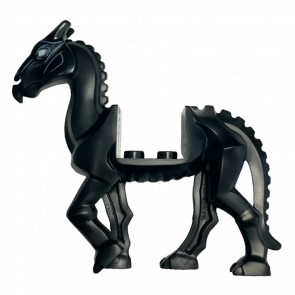 Фигурка Lego Horse Thestral Skeletal with White Eyes Pattern Animals Земля 51688pb01 1 6236734 Black Б/У