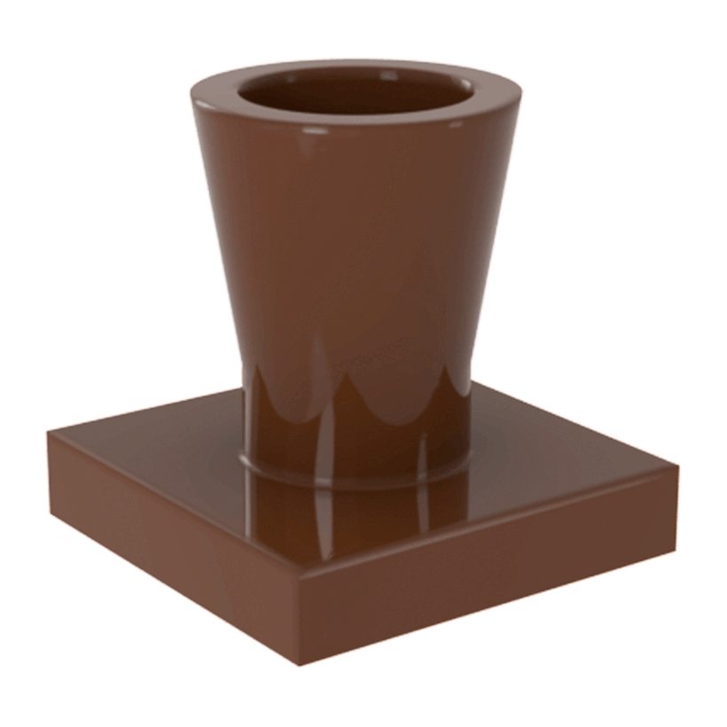 Растение Lego Дерево Palm Base 2563 256325 4160960 Brown 2шт Б/У - Retromagaz