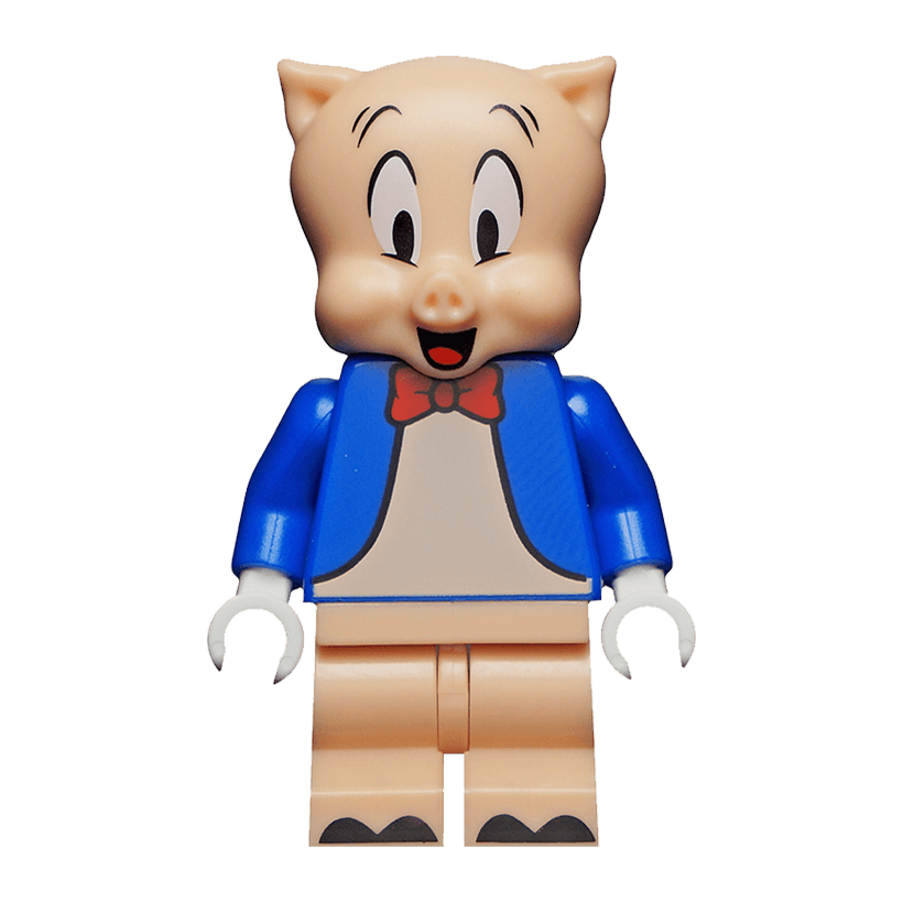 Фигурка Lego Looney Tunes Porky Pig Cartoons collt-12 collt12 Б/У - Retromagaz