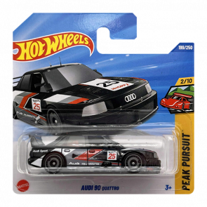 Машинка Базова Hot Wheels Audi '90 Quattro Peak Pursuit 1:64 JBC04 Black - Retromagaz