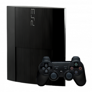 Консоль Sony PlayStation 3 Super Slim Модифікована 250GB Black + 5 Вбудованих Ігор Б/У - Retromagaz