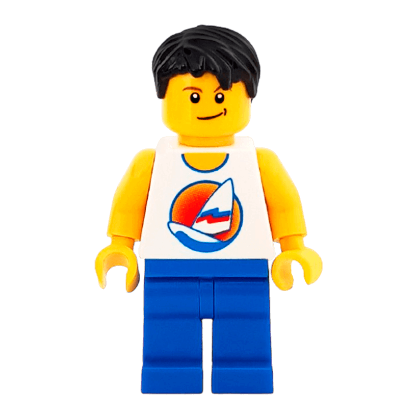Фигурка Lego People 973px126 Surfboard on Ocean City cty0144 Б/У - Retromagaz
