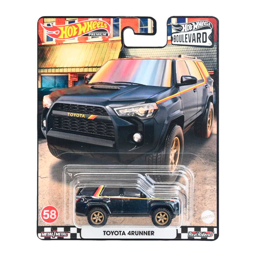 Машинка Premium Hot Wheels '18 Toyota 4Runner Boulevard 1:64 HCR18 Black - Retromagaz