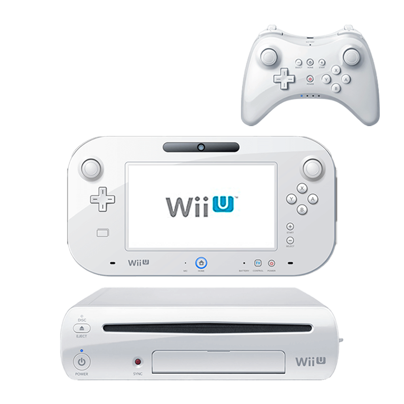 Набор Консоль Nintendo Wii U Модифицированная 96GB White + 5 Встроенных Игр Б/У  + Геймпад Беспроводной RMC Pro Controller Новый - Retromagaz