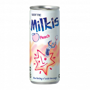 Напиток Lotte Milkis Газированный Молочный Персик 250ml