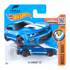 Машинка Базовая Hot Wheels '16 Camaro SS Forza Motorsport Muscle Mania 1:64 DHP14 Metallic Blue