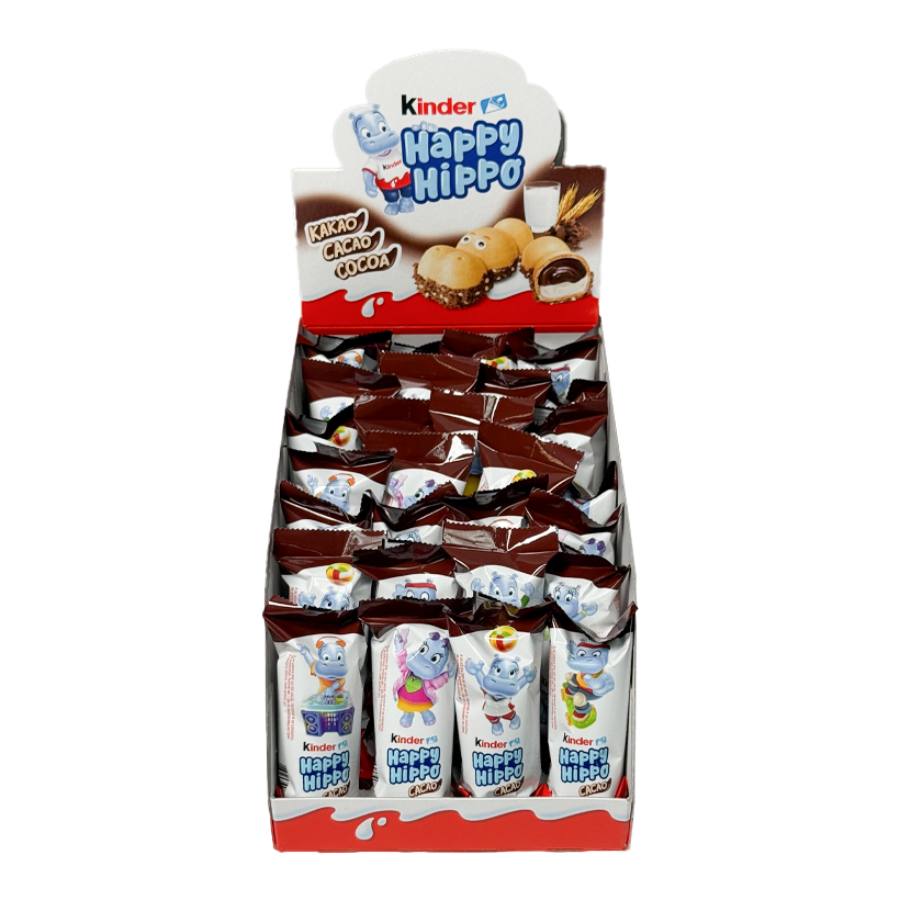 Набор Батончик 28шт Kinder Happy Hippo Cocoa 20.7g - Retromagaz