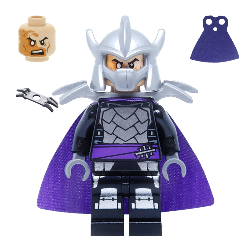 Фигурка Lego Teenage Mutant Ninja Turtles Shredder Dark Purple Cape Cartoons tnt035 Б/У - Retromagaz
