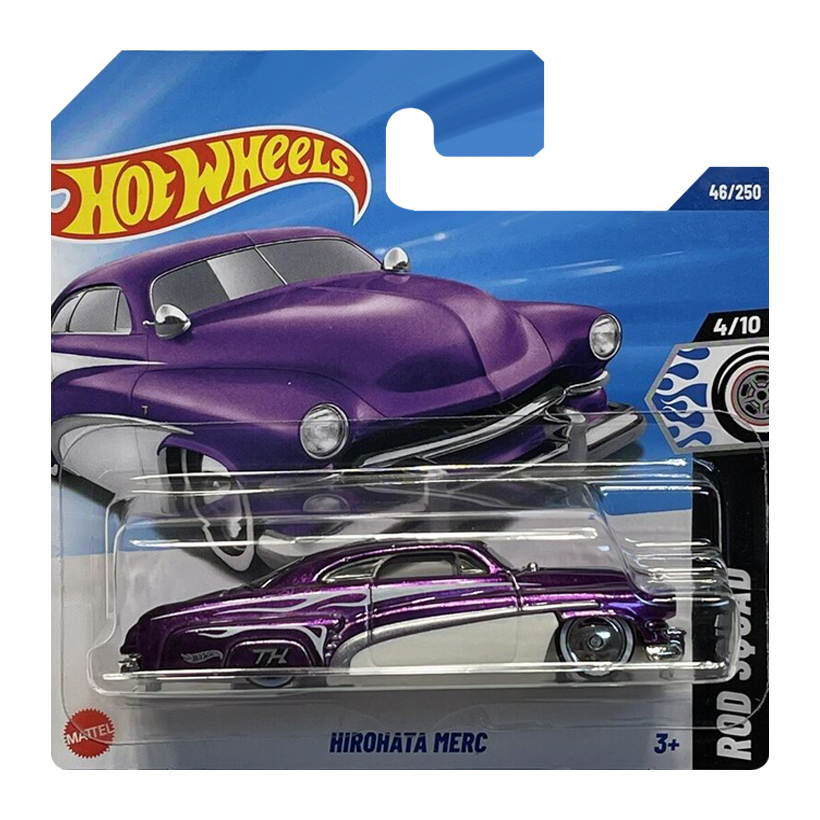 Машинка Базовая Hot Wheels Hirohata Merc Super Treasure Hunt STH Rod Squad 1:64 JBC36 Purple - Retromagaz