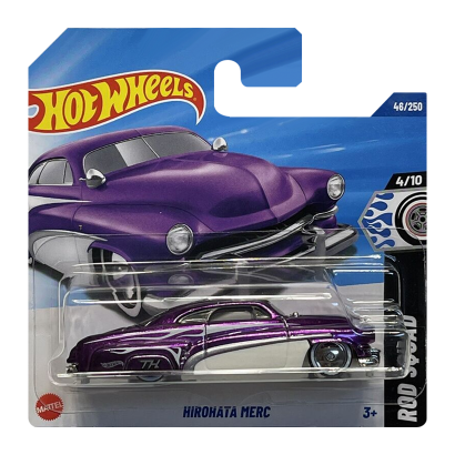 Машинка Базовая Hot Wheels Hirohata Merc Rod Squad 1:64 JBC36 Purple - Retromagaz