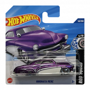 Машинка Базова Hot Wheels Hirohata Merc Rod Squad 1:64 JBC36 Purple - Retromagaz