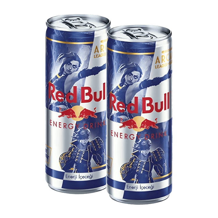 Набор Напиток Энергетический 2шт Red Bull Original Arcane League of Legends Limited Edition 250ml - Retromagaz
