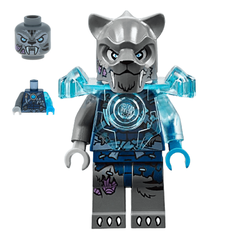 Фигурка Lego Saber-Tooth Tiger Tribe Stealthor Legends of Chima loc095 Б/У - Retromagaz