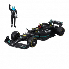 Машинка Bburago Mercedes-AMG F1 W14 E Performance 1:24 Black - Retromagaz
