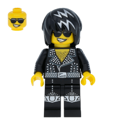 Фігурка Lego Rock Star Collectible Minifigures Series 12 col190 Б/У - Retromagaz