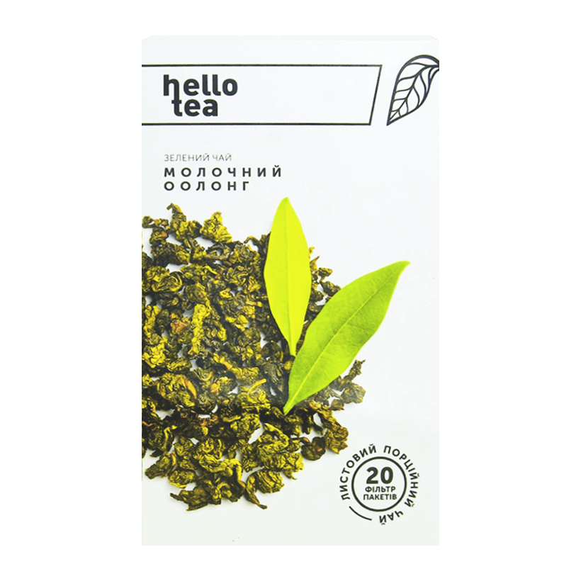 Чай Пакетированный Зеленый Hello Tea Молочный Оолонг 40g - Retromagaz