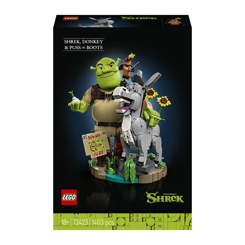 Конструктор Lego Шрек, Віслюк і Кіт в Чоботях Shrek 72423 Новий - Retromagaz