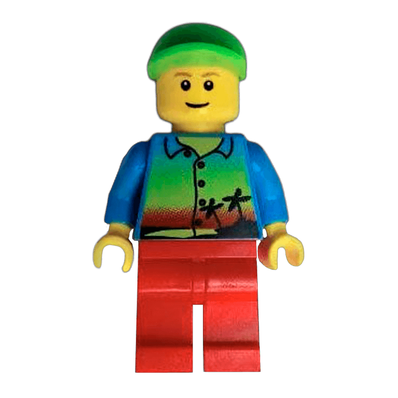 Фігурка Lego People 973pb0566 Sunset and Palm Trees City twn118 Б/У - Retromagaz