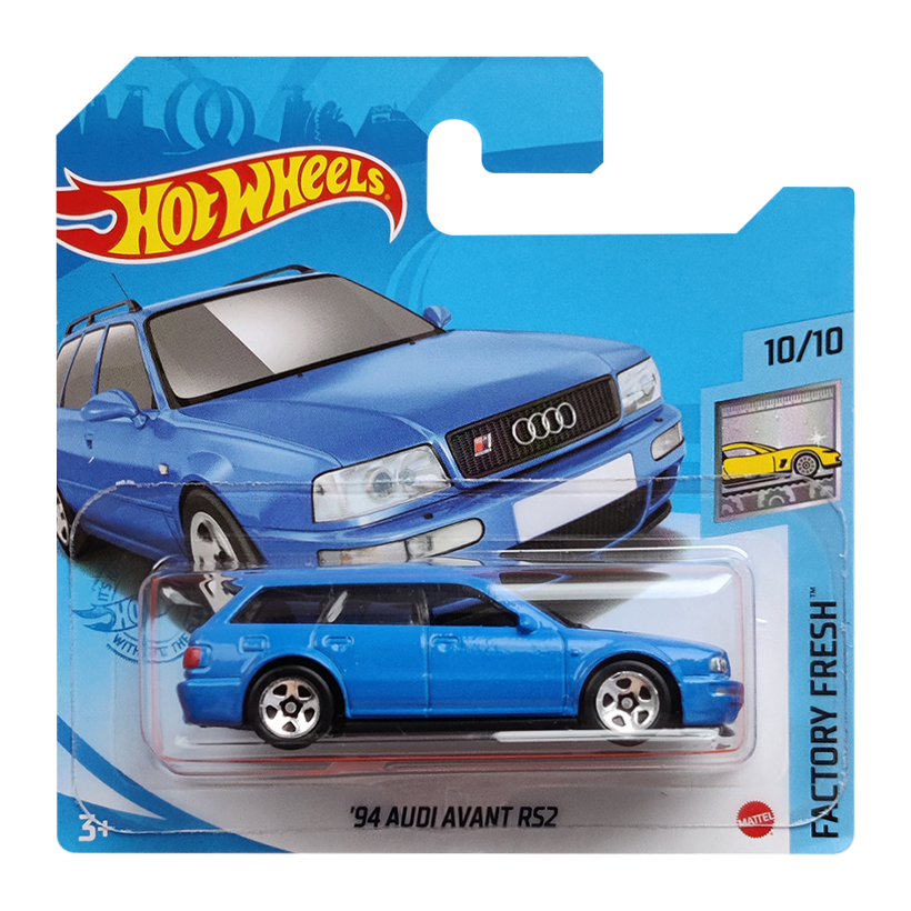 Машинка Базова Hot Wheels '94 Audi Avant RS2 Factory Fresh 1:64 GRX27 Blue - Retromagaz