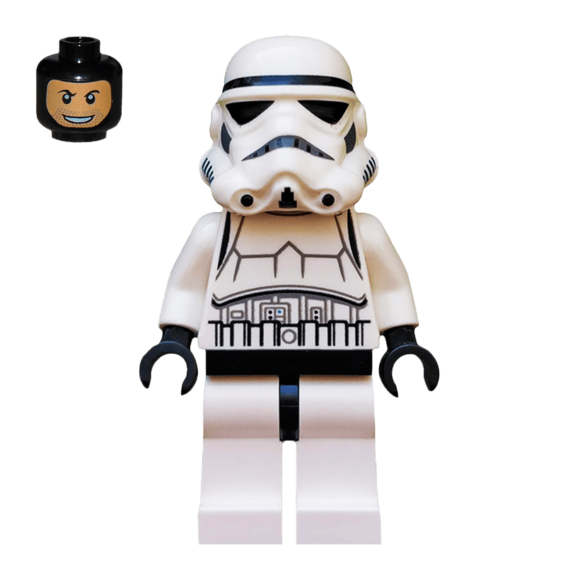 Фігурка Lego Star Wars Імперія sw0366 1 Новий Stormtrooper Detailed Armor Patterned Head Dotted Mouth Pattern - Retromagaz